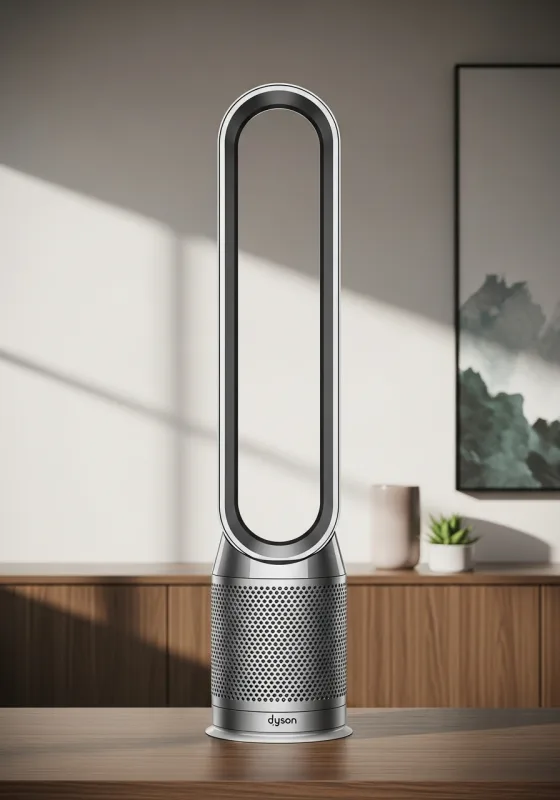 Dyson Cool AM07 Multiplier ventilateur tour blanc et argenté